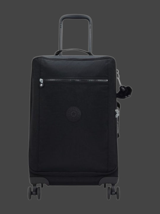 Kipling Medium Travel Suitcase Black Noir with 4 Wheels Height 60cm