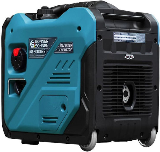 Könner & Söhnen Αθόρυβη Γεννήτρια Βαλιτσάκι Inverter Βενζίνης Τετράχρονη με Χειροκίνητη - Αυτόματη Μίζα