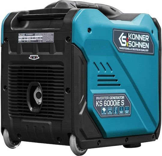 Könner & Söhnen Αθόρυβη Γεννήτρια Βαλιτσάκι Inverter Βενζίνης Τετράχρονη με Χειροκίνητη - Αυτόματη Μίζα