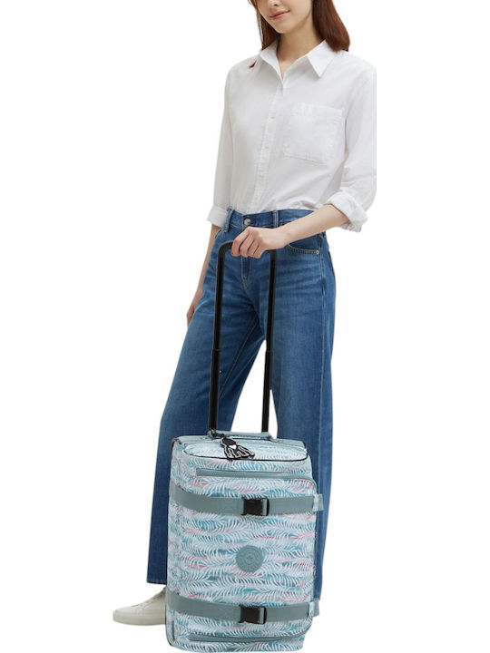 Kipling Koffer Kabine Stoff Palmtree Leaves mit 4 Räder Höhe 54cm