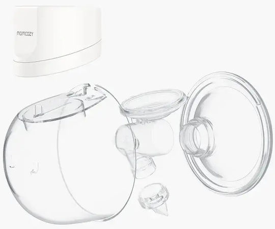 Momcozy Ηλεκτρικό Διπλό Θήλαστρο Μπαταρίας Χωρίς BPA Γκρι 180ml