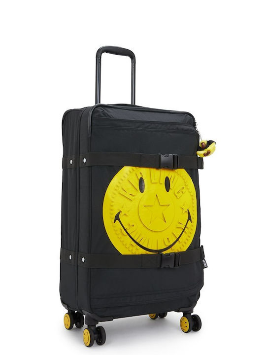 Kipling Μεσαία Βαλίτσα Ταξιδίου Yellow με 4 Ρόδες Ύψους 66εκ.