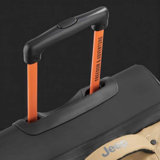 Delsey Jeep Σακ Βουαγιάζ 38lt Warm Sand με Ρόδες Υφασμάτινο Μ55xΠ25xΥ35εκ.