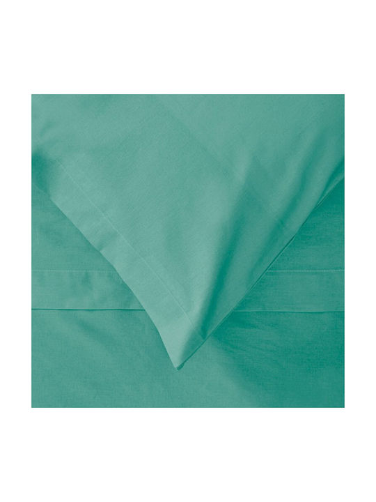 Bassetti Pillowcase with Envelope Cover Turquoise 50x80cm