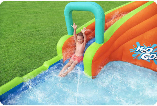 Bestway Φουσκωτό Splash Mega Water Park με Τσουλήθρα για 5+ Ετών