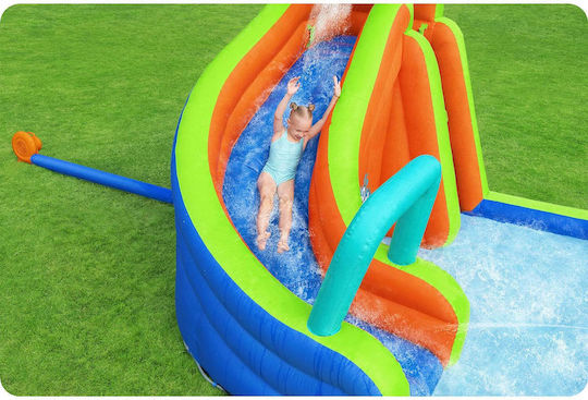 Bestway Φουσκωτό Splash Mega Water Park με Τσουλήθρα για 5+ Ετών