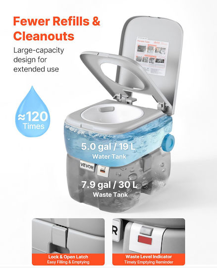 Chemical Toilet Toilet 19l