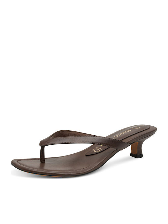 Damen Sandalen Braun Leder