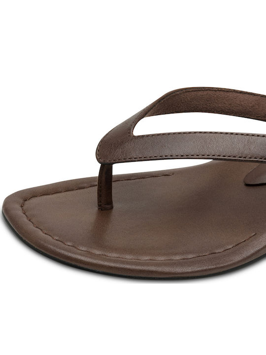 Damen Sandalen Braun Leder