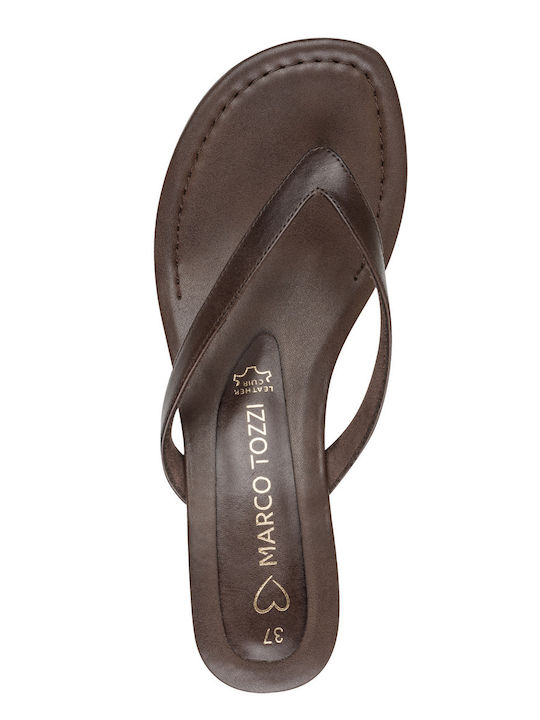 Damen Sandalen Braun Leder