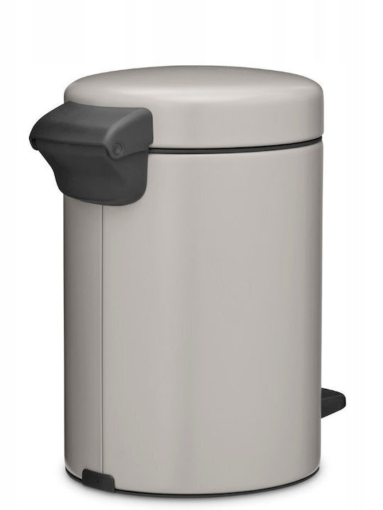 Brabantia Πλαστικό Καλαθάκι Μπάνιου 3lt Γκρι