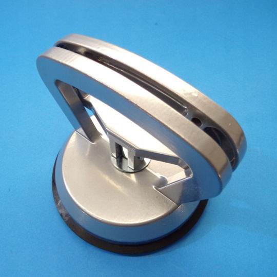 Kraft & Dele Μονή Βεντούζα Αλουμινίου Διαμέτρου 120mm με Ικανότητα Συγκράτησης 50kg