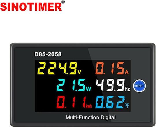 Sinotimer Voltmetru Panou Electric Digital Monofazic