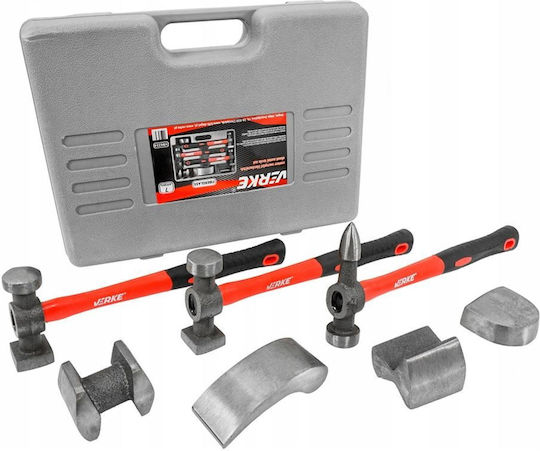 Verke Set De Ciocane Cu Mâner Din Fibră De Sticlă V86224