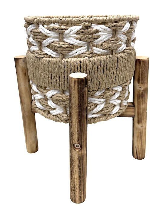 Marhome Κασπώ Rattan Καφέ 3τμχ