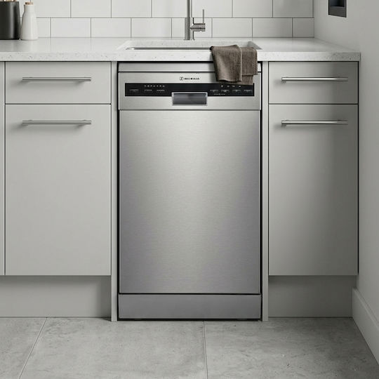 Morris Mașină de spălat vase independentă pentru 10 seturi de vase L44.8xÎ84.5cm Inox