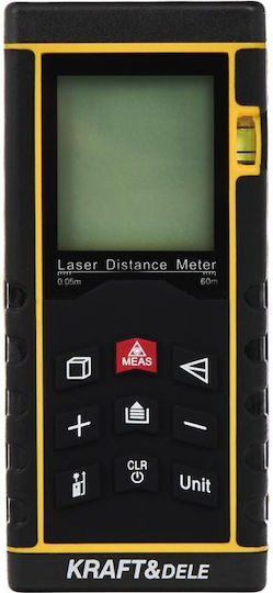 Kraft & Dele Μέτρο Laser KD10406 με Εύρος Μέτρησης 0.05m-60m