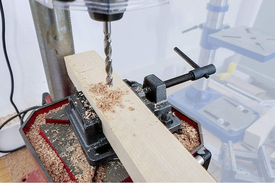 KWB Fixed Drill Press Vise Made of Steel with Maximum Opening 80mm