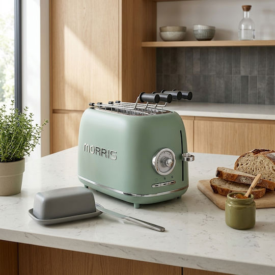 Morris Toaster 2 Schlitze 900W Grün