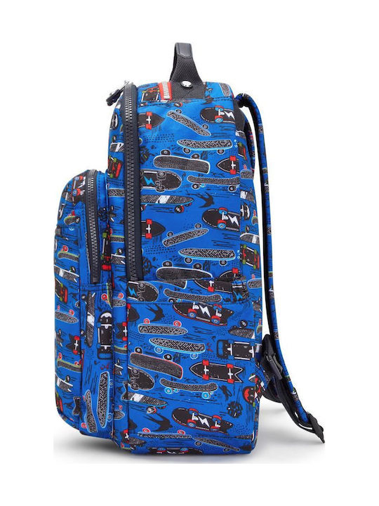 Kipling Seoul Παιδική Τσάντα Πλάτης Μπλε 35x21εκ.