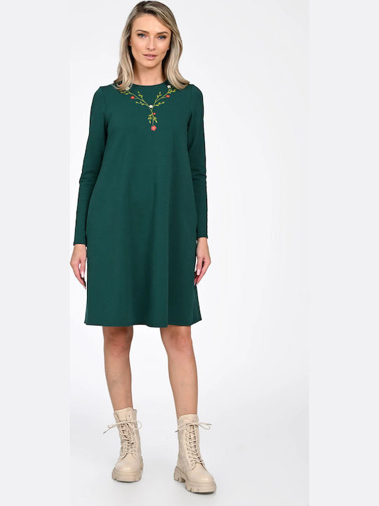 Mini Damenkleid Grün