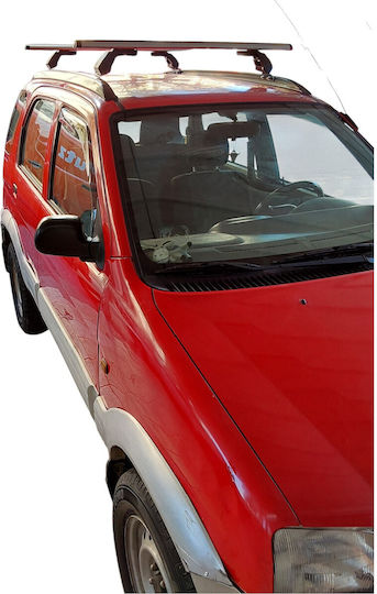 Hermes Roof Bars Kit Aluminum Roof Bars with Legs for Daihatsu Terios 1998-2005 2 Pieces