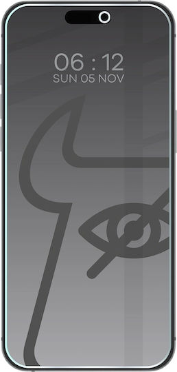 Bizon Privacy Tempered Glass (iPhone 17 Pro Max / iPhone 16 Pro Max)