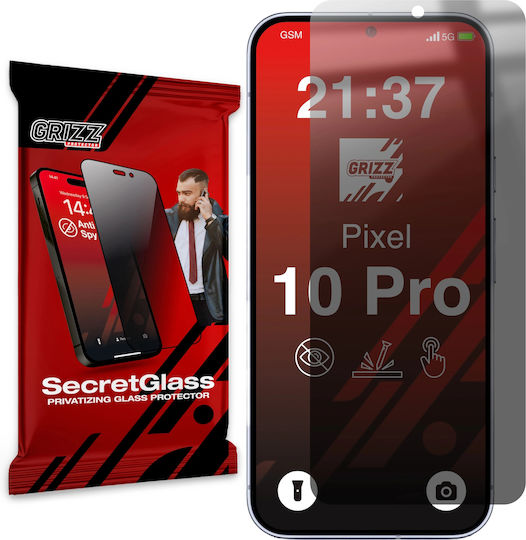 Matte Privacy Glass Grizzglass Secretglass Google Pixel 10 Pro