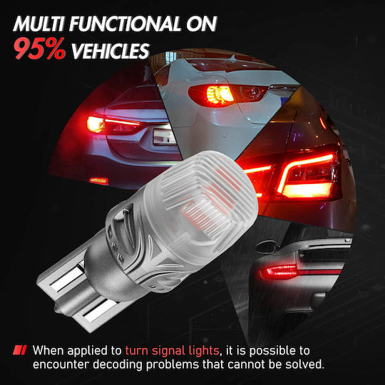 NovSight Λάμπες Αυτοκινήτου T10 / DRL / W5W Canbus LED 6500K Ψυχρό Λευκό 12V 5W 2τμχ