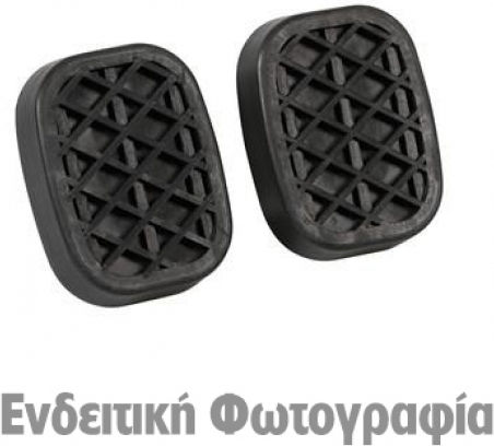 Lampa CP-18 Car Pedal Set Non Slip for Fiat / Dodge / Nissan from Rubber Black 2pcs