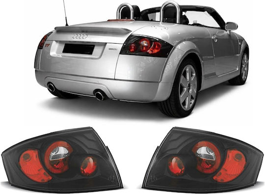 Taillights Audi TT 8N Black 2 Pieces
