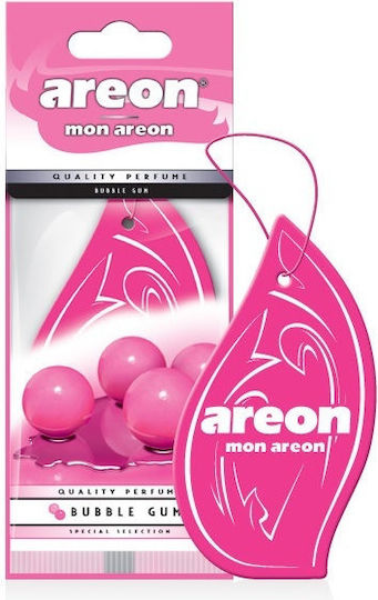Areon Car Air Freshener Tab Pendand Mon Bubble Gum