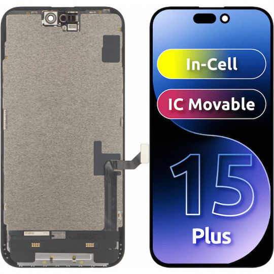 Screen with Touch Mechanism for iPhone 15 Plus (Black)