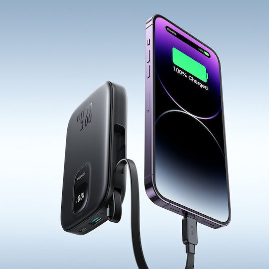 Joyroom JR-PBF18 Power Bank 10000mAh 22.5W με Θύρα USB-A και Θύρα USB-C Power Delivery Μαύρο