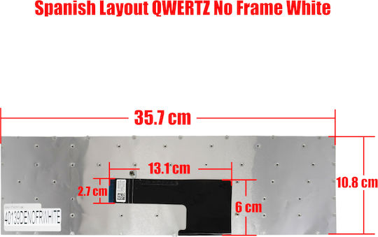 German Laptop Keyboard Sony Vaio Fit SVF15 SVF152 SVF1521C5E SVF15218CXW SVF152C29M SVF152A29M SVF153 SVF153A1YM SVF153A2TT SVF154 SVF15A1M2ES SVF15A1S2ES DE without Frame White Code 40139denofrwhite