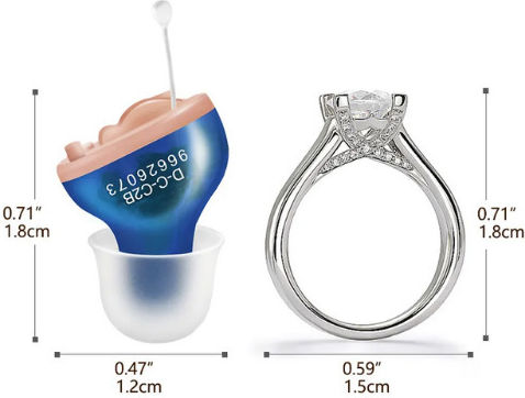 Laiwen T25 Digital CIC Hearing Aid for Right Ear 1801684