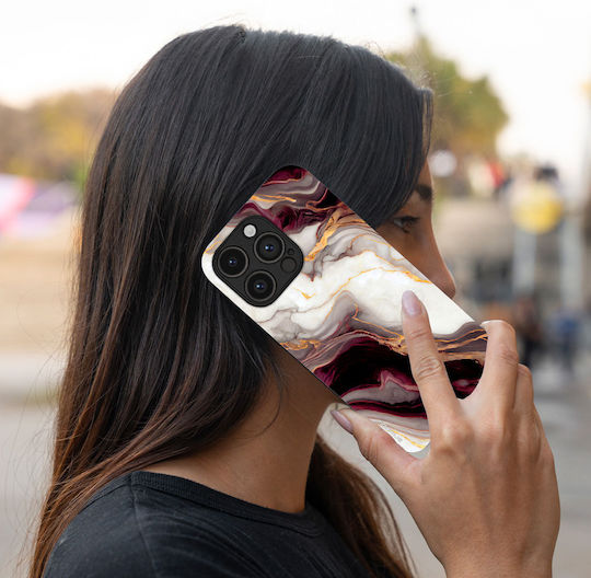 Калъф Sonique Marble Series Motorla Moto G56 5g Бордо