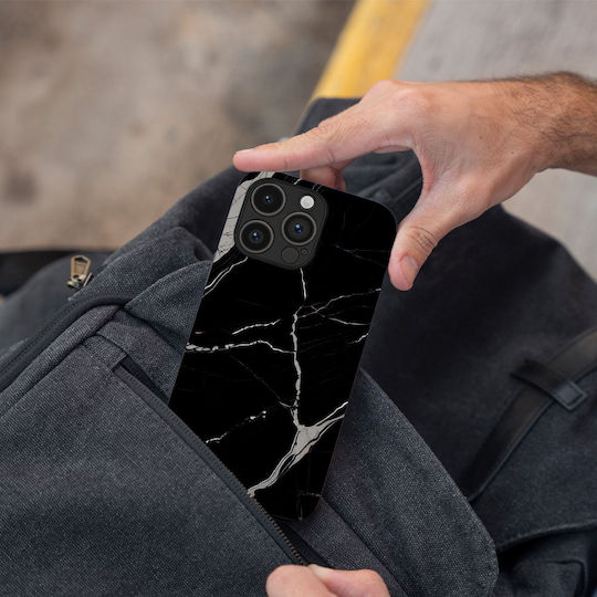 Sonique Marble Series Case Motorola Moto G55 5G Black