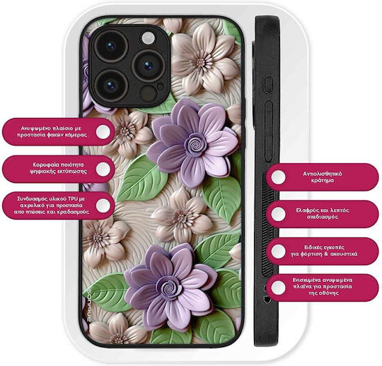 Sonique Case 3D Flower Series Xiaomi Xiaomi 17 Ultra Purple