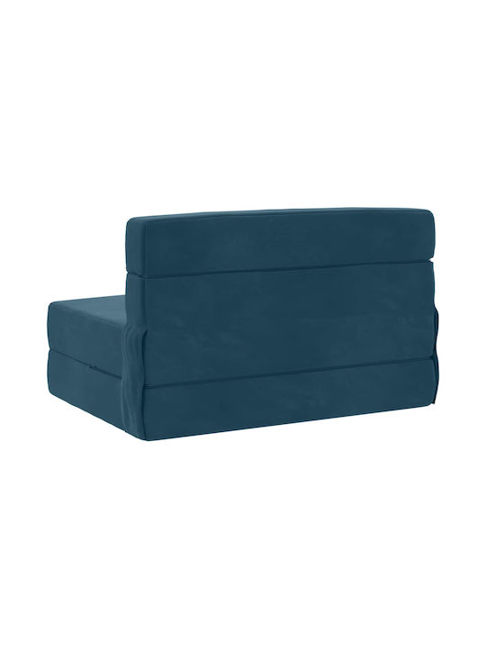 Vielseitiger Sitzsack Kanape Blau 190x100x15cm