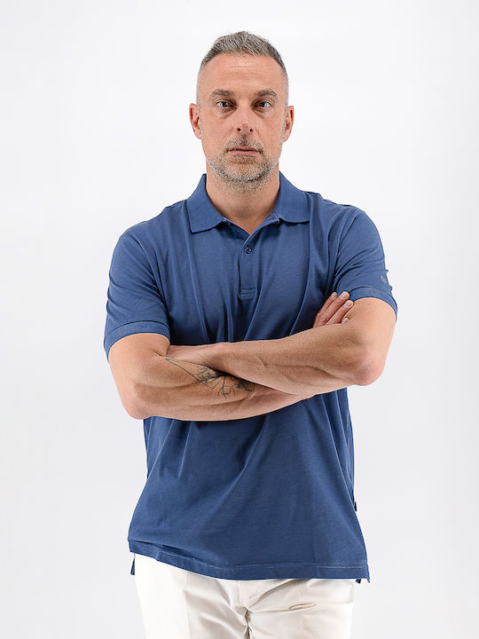 Polo Herrenbluse Blau