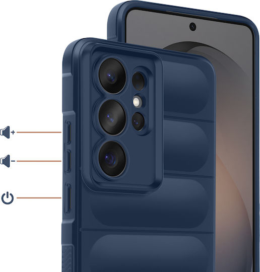 Amorus Case Galaxy S26 Ultra Soft Shockproof Compatible Qi Wireless Charging Night Blue