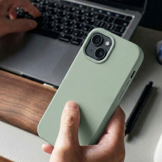 Rhinoshield Case Iphone 15 Plus Magsafe Soft Shockproof Solidx Series Sage Green
