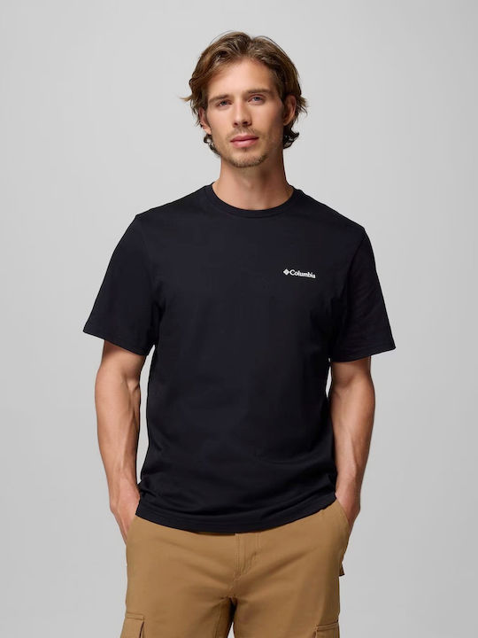 Herrenblusen Kurzarm T-Shirt Schwarz