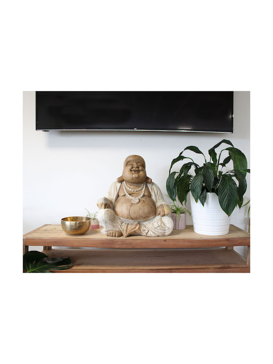 Ancient Wisdom Decorative Buddha Made of Wood 50cm