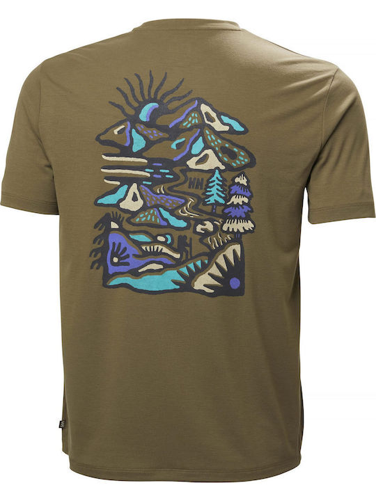 Skog T-shirt Χακί
