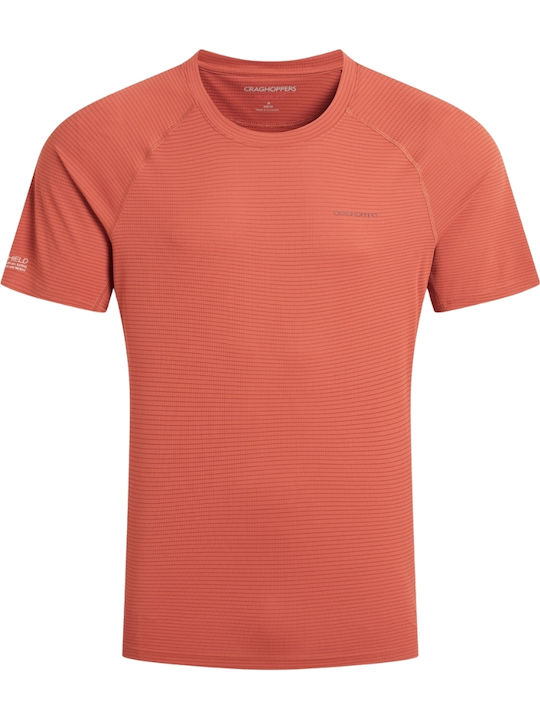 Herrenblusen Kurzarm Orange