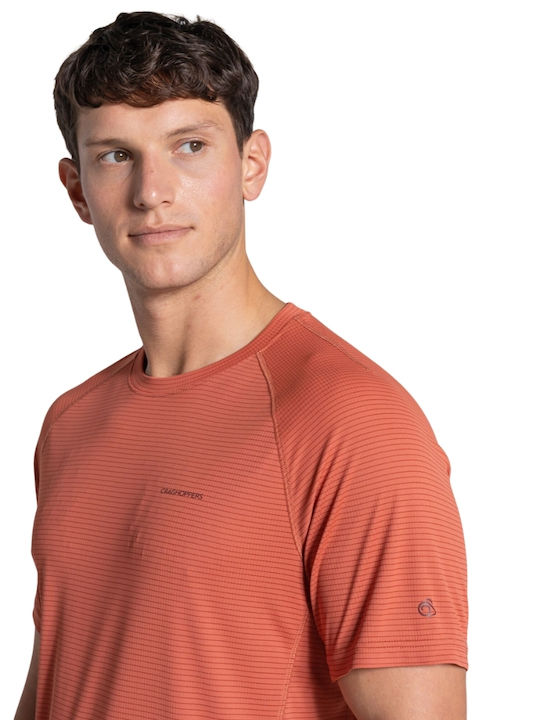 Herrenblusen Kurzarm Orange