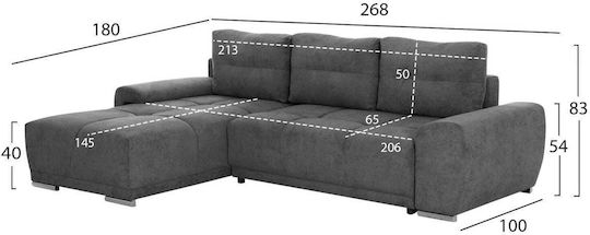 Γωνιακός Καναπές Κρεβάτι 270x181x75εκ. Γωνιακός Καναπές Κρεβάτι 270x181x75εκ.