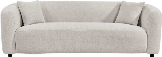 Three-Seater Sofa Beige 230x96x75cm